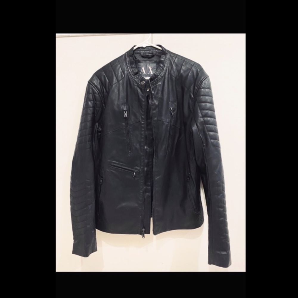 *SOLD* ARMANI EXCHANGE moto jacket